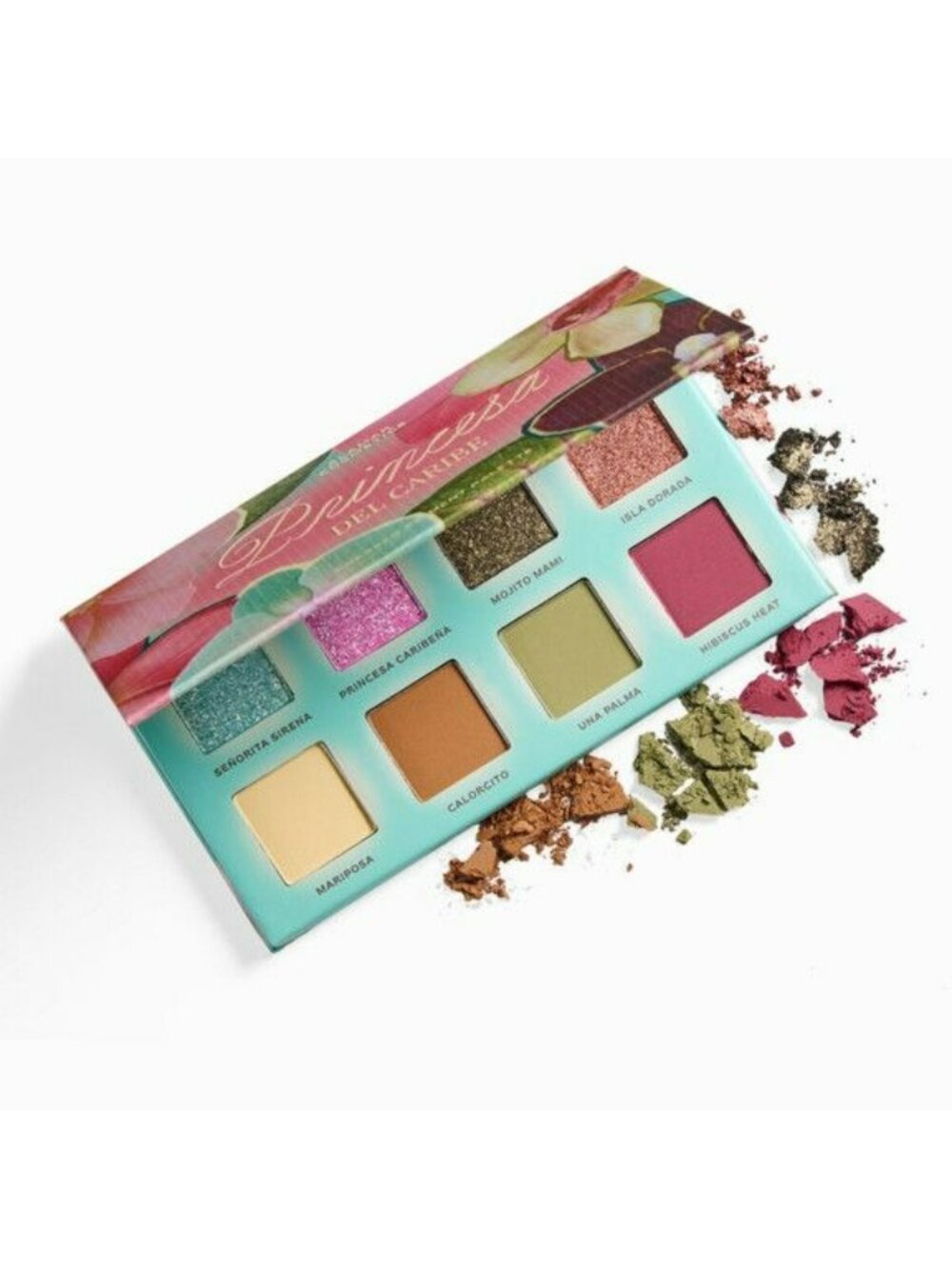 Princesa Del Caribe Eyeshadow Palette - Alamar Cosmetics - Vibrant Shimmers